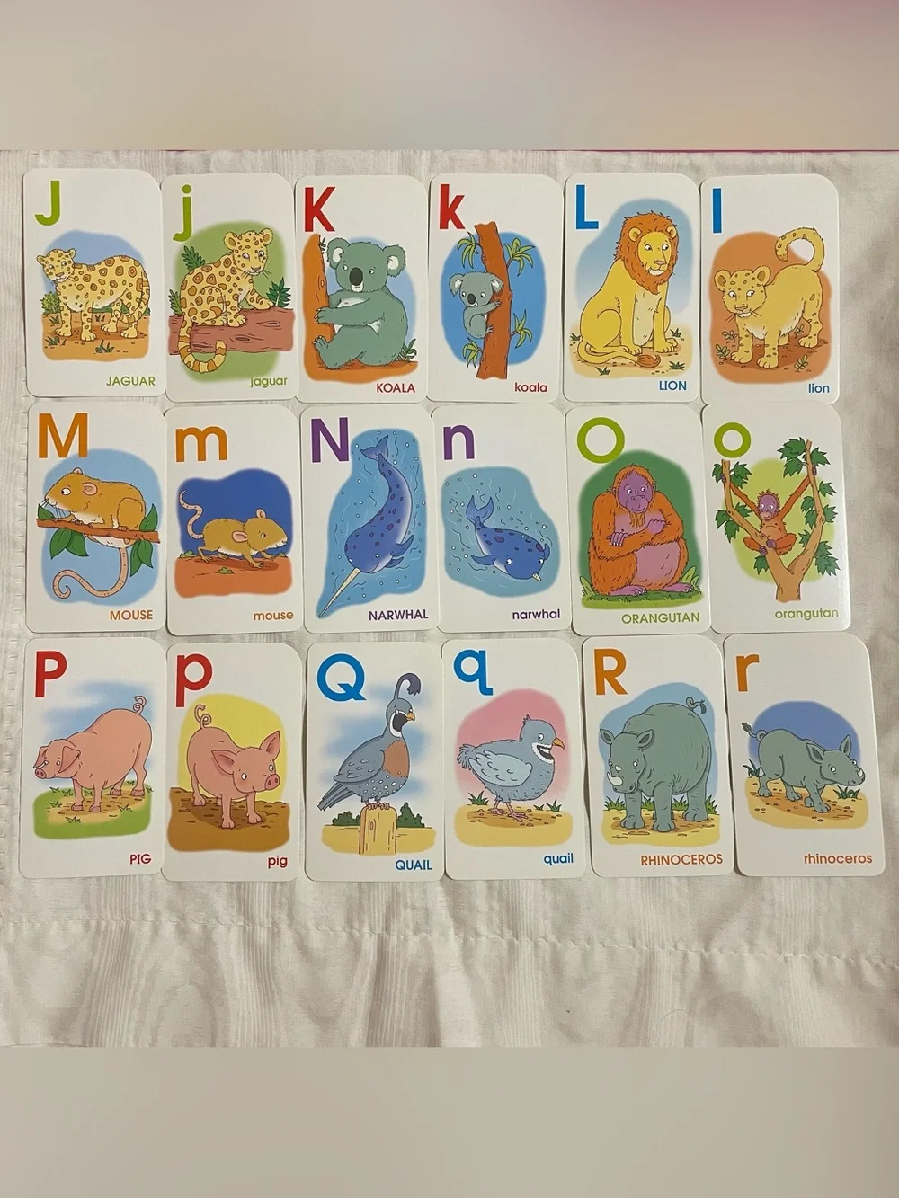 School Zone Go Fish Animal Alphabet Card Game 2006